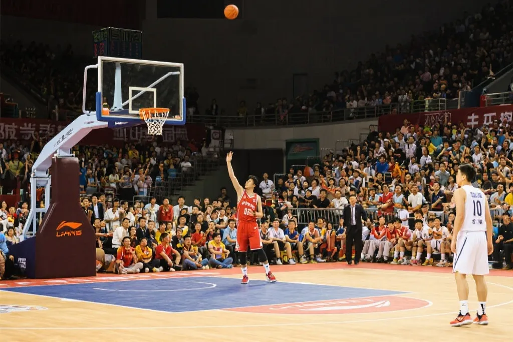 NBA比赛中的中国观众